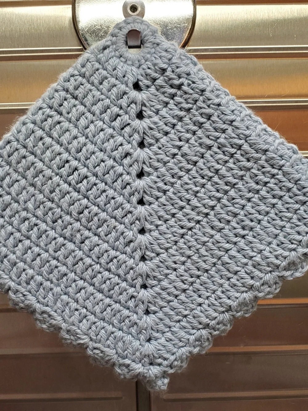 Handmade Granny Core Double Crochet Cotton Potholders Hot Pads Trivet